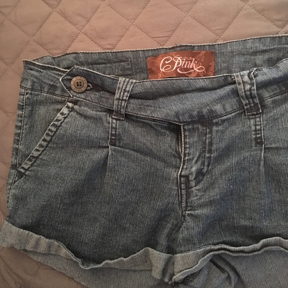 Denim shorts